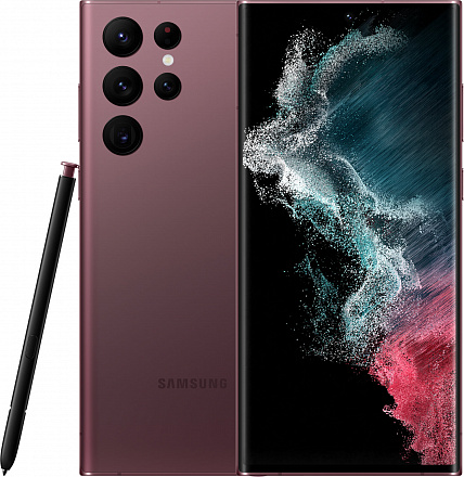 Samsung Galaxy S22 Ultra 128 ГБ, Бордовый (Burgundy)